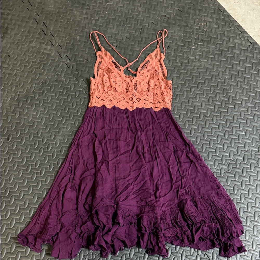 Free People Adella Slip Dress